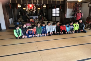 子供修行道場 座禅