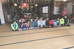 子供修行道場 座禅