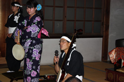 津軽三味線と唄