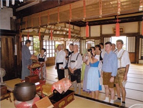 ローゼンハイム市長一行来山