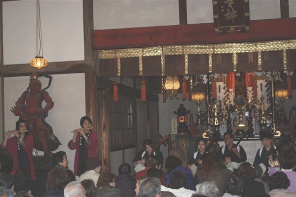 三味線とお囃子の合奏