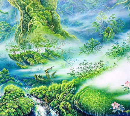 屋久島潤響(部分)