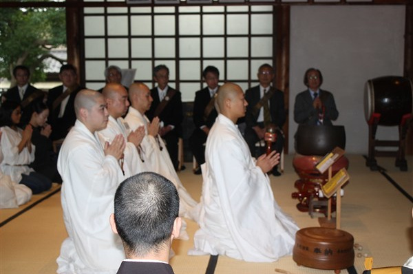 入堂式の様子