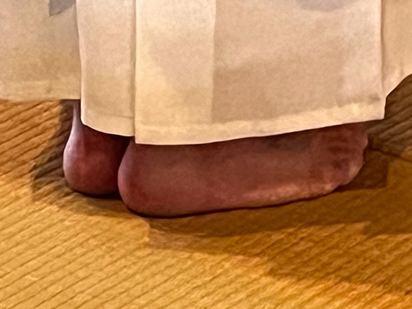 厳しい修行の痕