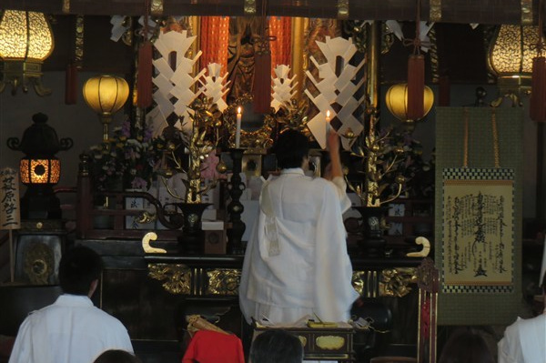 荒行成満報告祈祷会