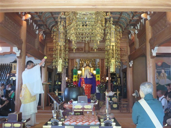 お施餓鬼法要の様子